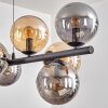 Gastor lampa wisząca, kula świetlna, lampa wisząca bursztynowy, przydymiony, 10-punktowe
