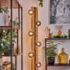 Chehalis kula świetlna, lampa stojąca kolory naturalne, czarny, 6-punktowe