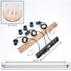 Koyoto lampa wisząca, kula świetlna, lampa wisząca kolory naturalne, czarny, 3-punktowe