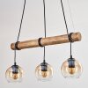 Koyoto lampa wisząca, kula świetlna, lampa wisząca kolory naturalne, czarny, 3-punktowe