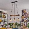 Koyoto lampa wisząca, kula świetlna, lampa wisząca kolory naturalne, czarny, 3-punktowe