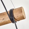 Basto lampa wisząca, kula świetlna, lampa wisząca kolory naturalne, czarny, 3-punktowe