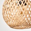 Basto lampa wisząca, kula świetlna, lampa wisząca kolory naturalne, czarny, 3-punktowe