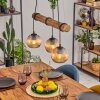 Koyoto lampa wisząca, kula świetlna, lampa wisząca kolory naturalne, czarny, 3-punktowe