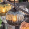 Koyoto lampa wisząca, kula świetlna, lampa wisząca niebeieski, zielony, miedziany, 4-punktowe