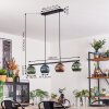 Koyoto Lampa wisząca, Kula świetlna, Lampa wisząca Niebeieski, Zielony, W kolorze miedzi, 4-punktowe