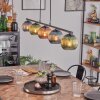 Koyoto Lampa wisząca, Kula świetlna, Lampa wisząca Niebeieski, Zielony, W kolorze miedzi, 5-punktowe