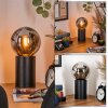 Gastor kula świetlna, lampka biurkowa, lampa stołowa chrom, przydymiony, 1-punktowy