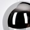 Gastor kula świetlna, lampka biurkowa, lampa stołowa chrom, przydymiony, 1-punktowy