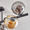 Gastor Lampa sufitowa, Kula świetlna W kolorze bursztynu, Przezroczysty, Przydymiony, 8-punktowe
