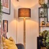 Bassagoda lampa stojąca kolory naturalne, czarny, 1-punktowy