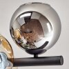 Koyoto lampa sufitowa, kula świetlna bursztynowy, chrom, przydymiony, 8-punktowe