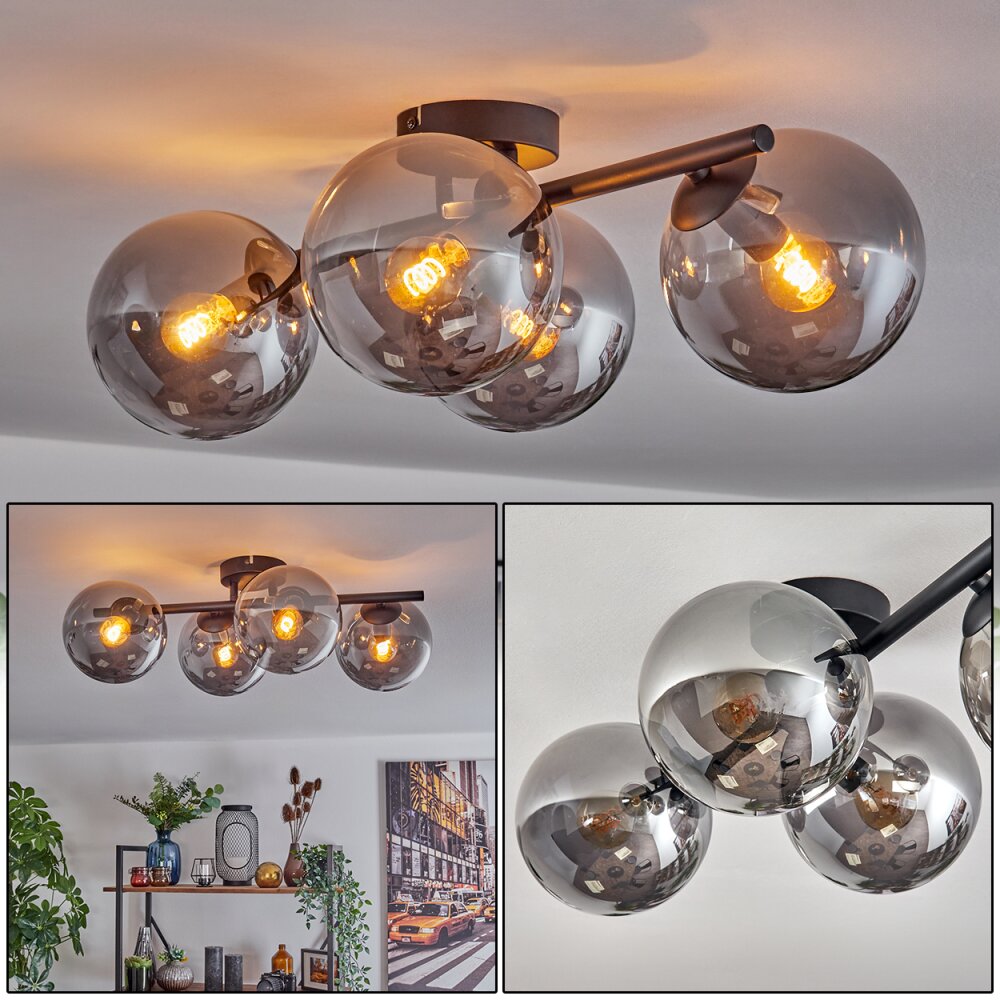 Gastor Lampa sufitowa, Kula świetlna Chrom, Przydymiony, 4-punktowe main product photo