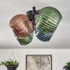 Koyoto Lampa sufitowa, Kula świetlna Niebeieski, Zielony, W kolorze miedzi, 4-punktowe