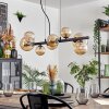 Chehalis lampa wisząca, kula świetlna, lampa wisząca bursztynowy, 8-punktowe