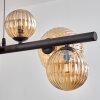 Chehalis lampa wisząca, kula świetlna, lampa wisząca bursztynowy, 8-punktowe