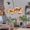 Chehalis Lampa wisząca, Kula świetlna, Lampa wisząca W kolorze bursztynu, 8-punktowe