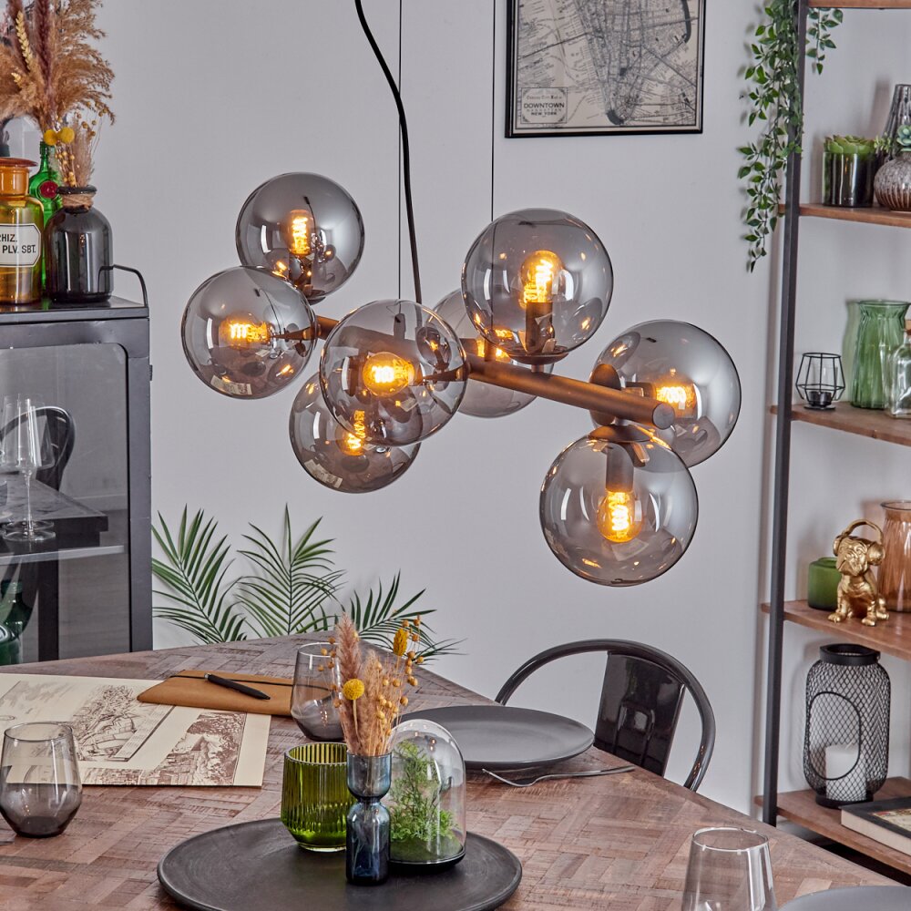Gastor Lampa wisząca, Kula świetlna, Lampa wisząca Przydymiony, 8-punktowe main product photo