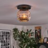 Ripoll Lampa sufitowa, Kula świetlna Chrom, Przydymiony, 1-punktowy