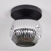 Ripoll Lampa sufitowa, Kula świetlna Chrom, Przydymiony, 1-punktowy