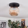 Ripoll lampa sufitowa, kula świetlna bursztynowy, 1-punktowy
