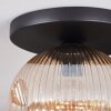 Ripoll lampa sufitowa, kula świetlna bursztynowy, przezroczysty, 1-punktowy