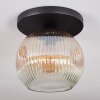 Ripoll lampa sufitowa, kula świetlna bursztynowy, przezroczysty, 1-punktowy
