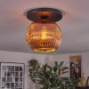 Ripoll Lampa sufitowa, Kula świetlna W kolorze miedzi, 1-punktowy