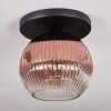 Ripoll lampa sufitowa, kula świetlna przezroczysty, miedziany, 1-punktowy