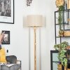 Bassagoda lampa stojąca kolory naturalne, czarny, 1-punktowy