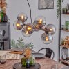 Gastor Lampa wisząca, Kula świetlna, Lampa wisząca Przezroczysty, Przydymiony, 8-punktowe