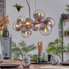 Gastor Lampa wisząca, Kula świetlna, Lampa wisząca Przezroczysty, Przydymiony, 8-punktowe