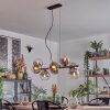 Gastor Lampa wisząca, Kula świetlna, Lampa wisząca Przezroczysty, Przydymiony, 8-punktowe