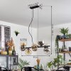 Gastor lampa wisząca, kula świetlna, lampa wisząca bursztynowy, przezroczysty, przydymiony, 8-punktowe