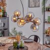 Gastor Lampa wisząca, Kula świetlna, Lampa wisząca W kolorze bursztynu, Przezroczysty, Przydymiony, 8-punktowe