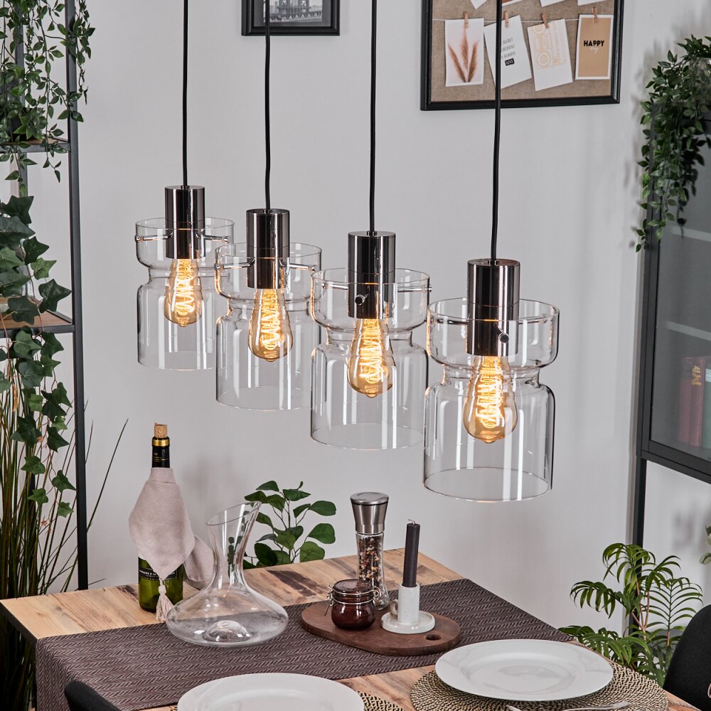 Hasvik Lampa wisząca, Lampa wisząca Przezroczysty, 4-punktowe main product photo