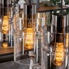 Hasvik lampa wisząca, lampa wisząca bursztynowy, chrom, przezroczysty, przydymiony, 4-punktowe
