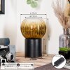 Koyoto Kula świetlna, Lampa biurkowa, Lampa stołowa Złoty, Przezroczysty, 1-punktowy