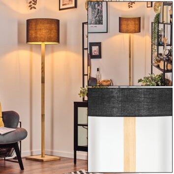 Bassagoda lampa stojąca kolory naturalne, 1-punktowy
