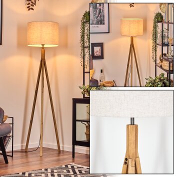 Bassagoda lampa stojąca kolory naturalne, 1-punktowy