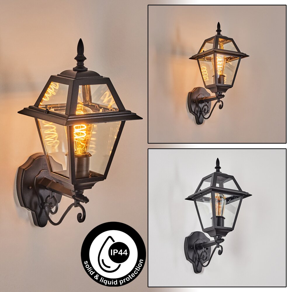 Fornelos Oświetlenie zewnętrzne, Zewnętrzny kinkiet, Lampa ścienna Czarny, 1-punktowy main product photo