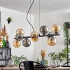 Gastor lampa wisząca, kula świetlna, lampa wisząca bursztynowy, przydymiony, 10-punktowe