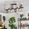 Koyoto lampa sufitowa, kula świetlna bursztynowy, przezroczysty, przydymiony, 8-punktowe