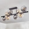Koyoto lampa sufitowa, kula świetlna bursztynowy, przezroczysty, przydymiony, 8-punktowe