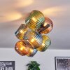 Koyoto Lampa sufitowa, Kula świetlna Niebeieski, Zielony, W kolorze miedzi, 8-punktowe