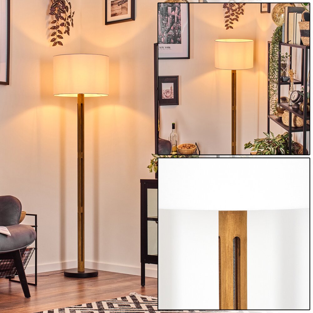 Bassagoda Lampa stojąca Ecru, Czarny, 1-punktowy main product photo