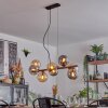 Gastor lampa wisząca, kula świetlna, lampa wisząca bursztynowy, przydymiony, 8-punktowe