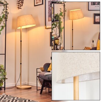 Bassagoda lampa stojąca kolory naturalne, 1-punktowy