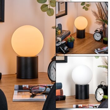 Gastor kula świetlna, lampka biurkowa, lampa stołowa 15 cm biały, 1-punktowy