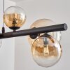 Chehalis lampa wisząca, kula świetlna, lampa wisząca bursztynowy, przezroczysty, 8-punktowe